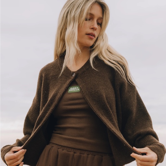 Daily Drills Single Button Sweater - Picture 4 of 13